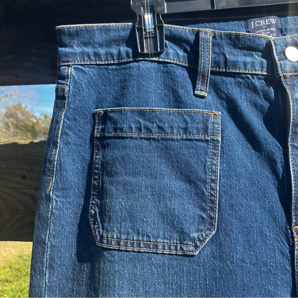J. Crew Blue Flare & Wide Leg Jeans - Picture 4 of 15